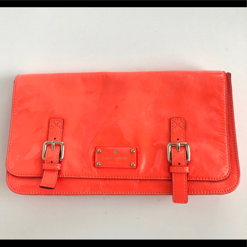 Neon Kate Spade Clutch